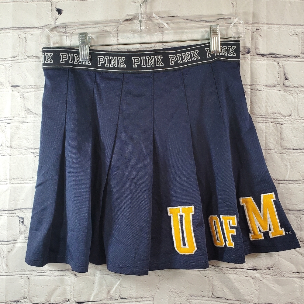 Victoria's Secret Pink University of Michigan Skirt sz Small
